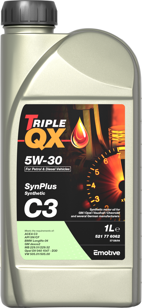 Triple QX Motor Oil 5W-30 SYNPLUS C3 2