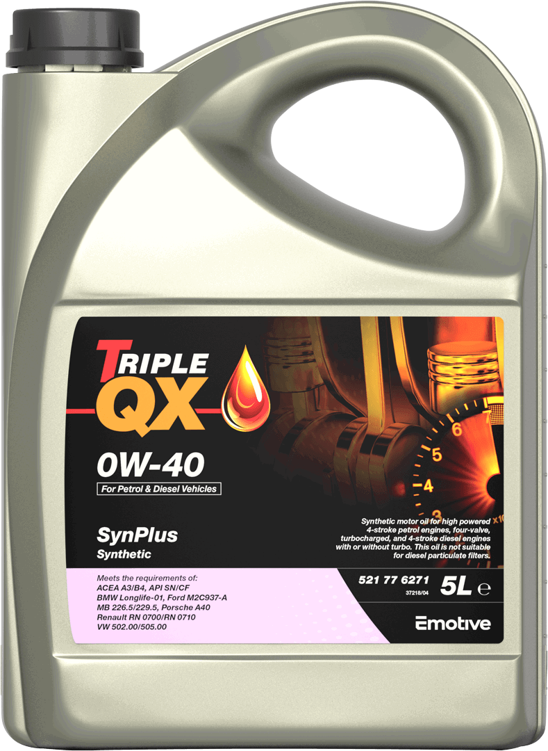 Triple QX Motor Oil 0W-40 SYNPLUS 3