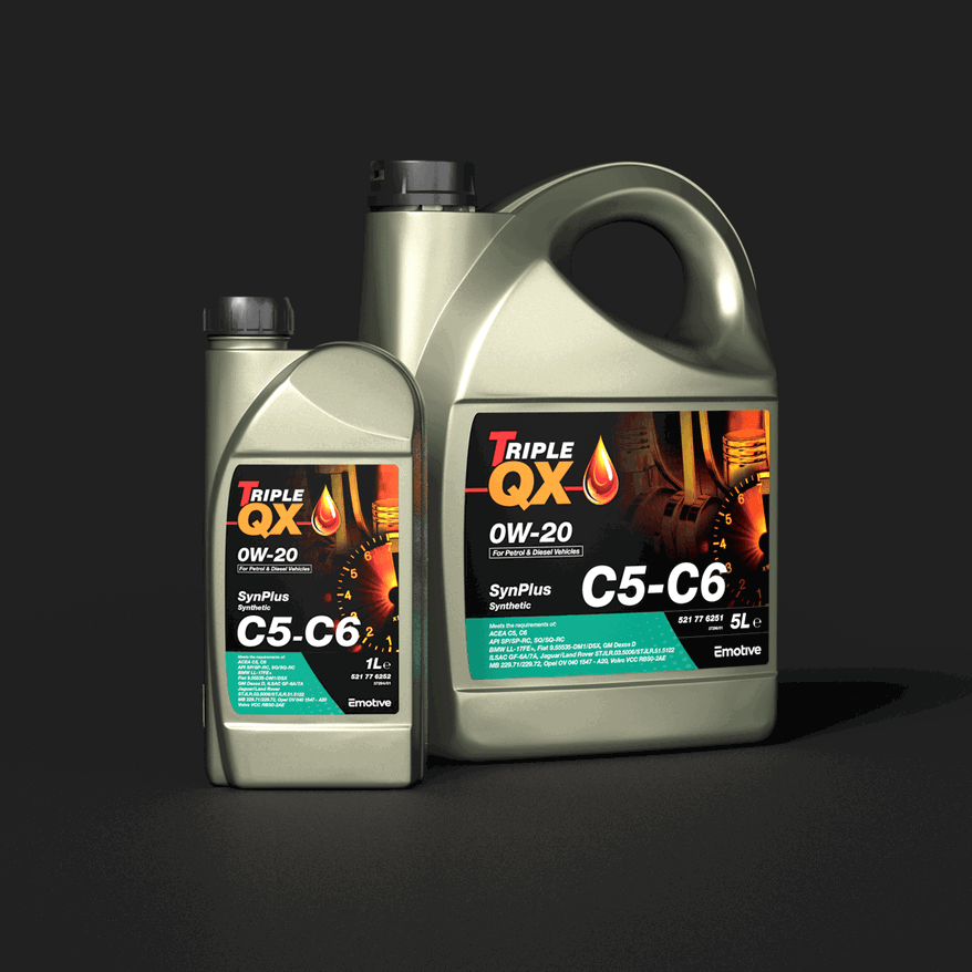 Triple QX Motor Oil 0W-20 SYNPLUS C5-C6 1