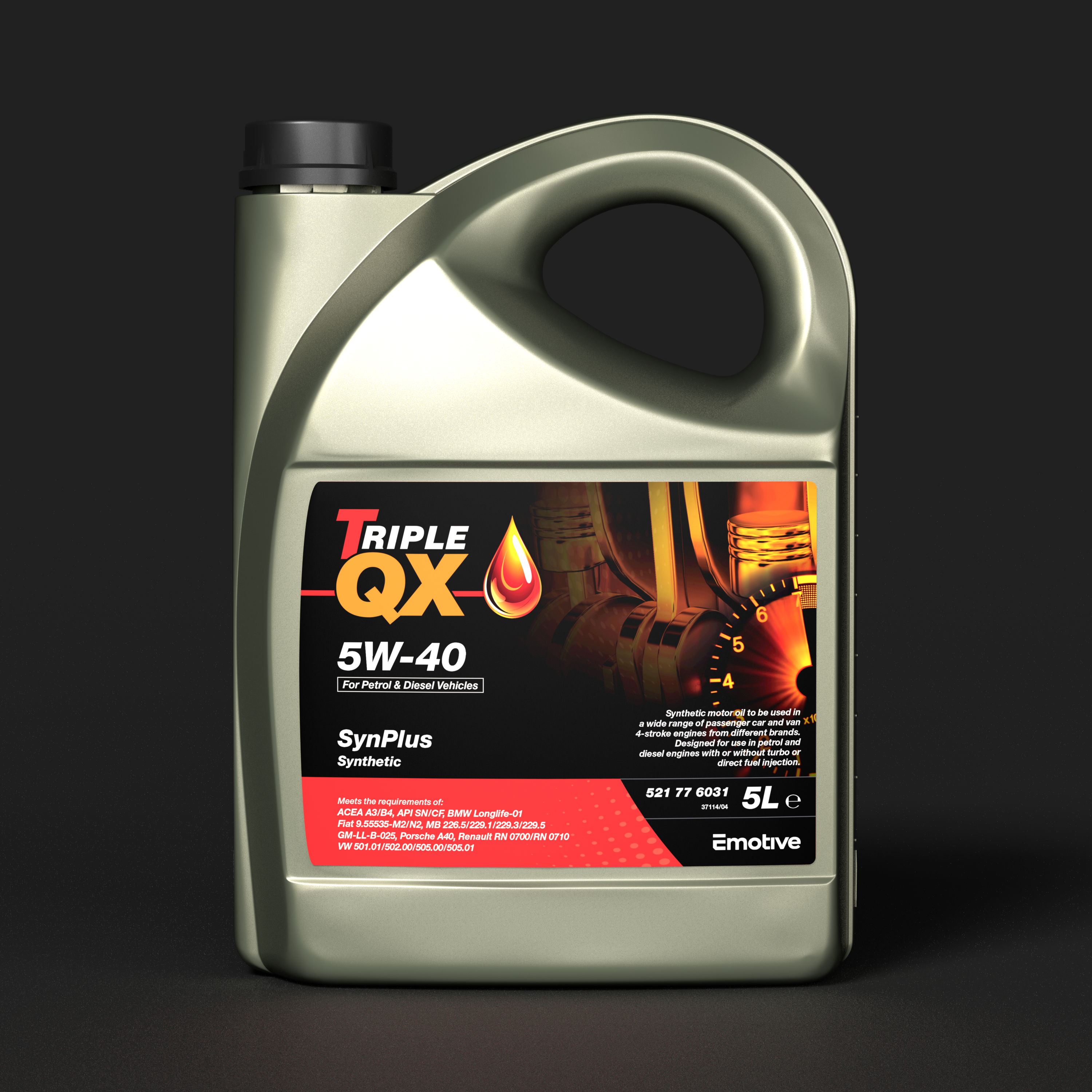 TRIPLE QX SYNPLUS 5W40 SYNTHETIC