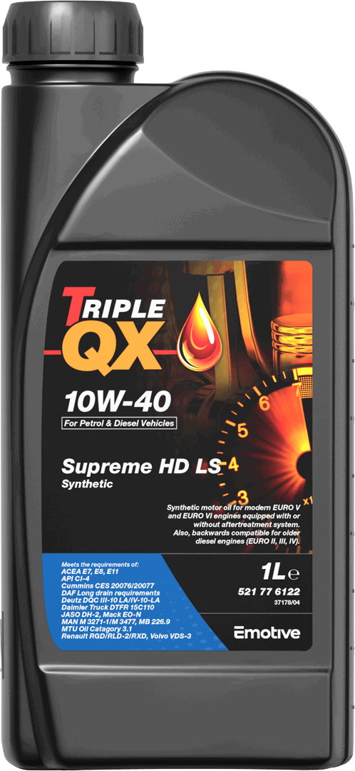 Triple QX Motor Oil 10W-40 SYNPLUS HD 2