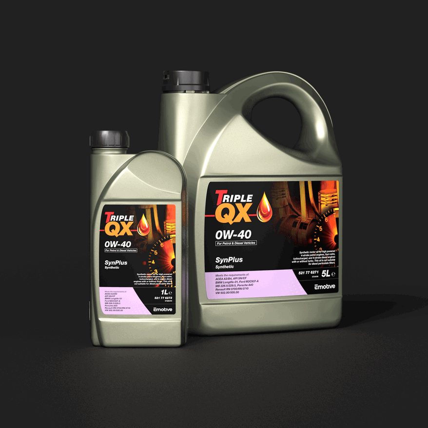 Triple QX Motor Oil 0W-40 SYNPLUS 1