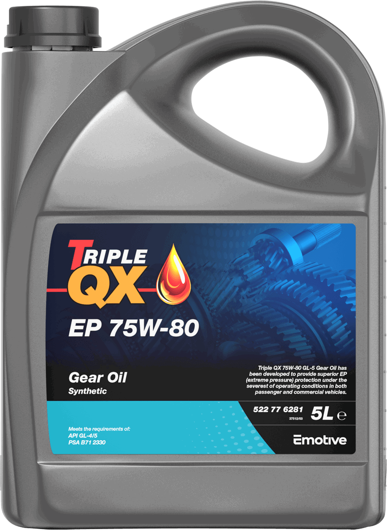 Triple QX Gear Oil 75W-80 SEMI SYNPLUS 3