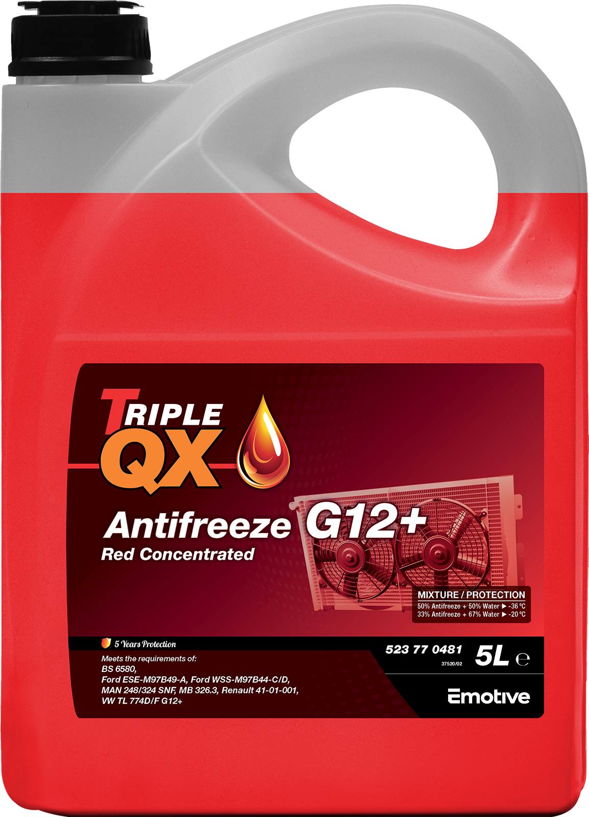 TRIPLE QX Red Concentrated Antifreeze G12+ 1