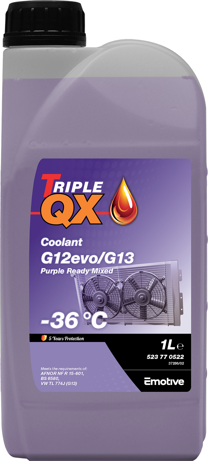 TRIPLE QX Purple Ready Mixed Antifreeze-Coolant G13 2
