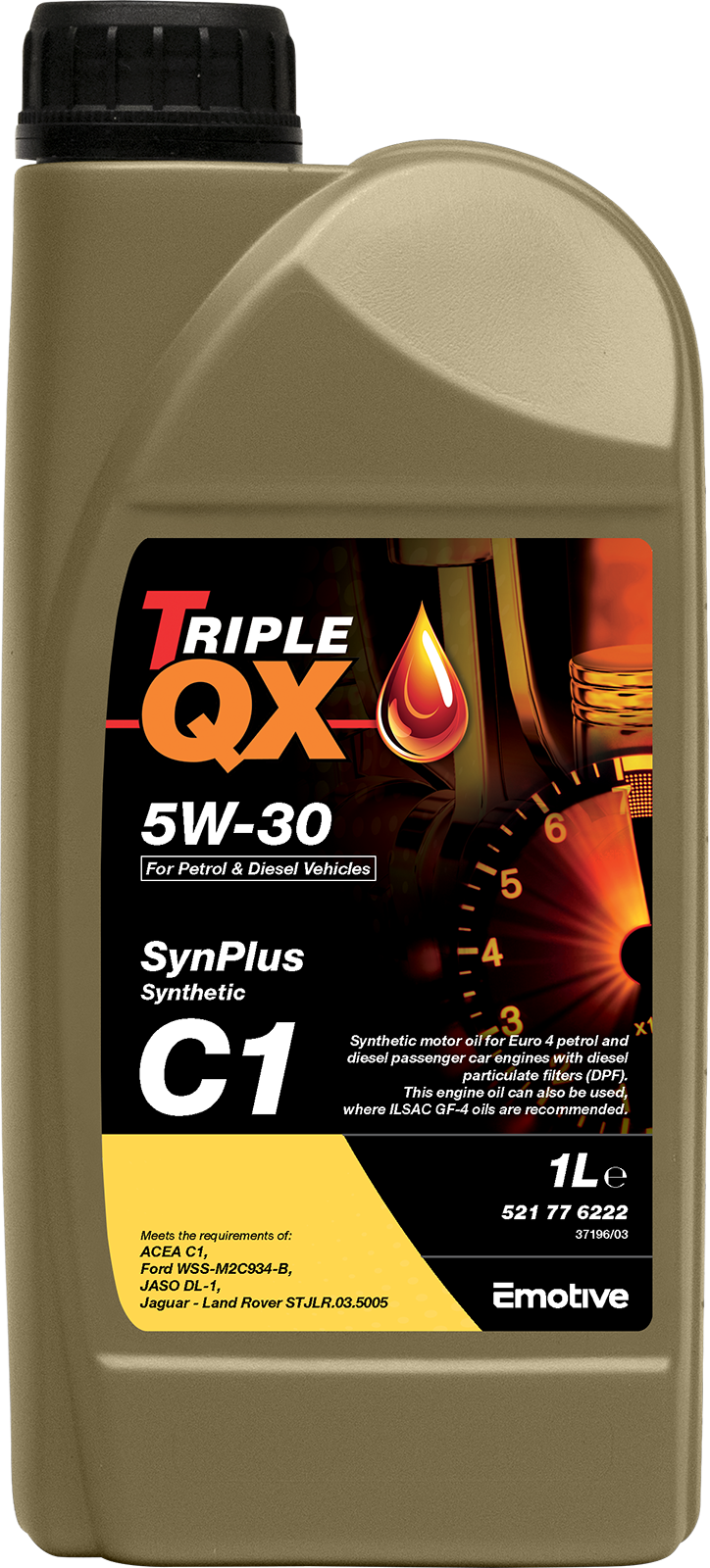 TRIPLE QX SYNPLUS C1 5W-30 SYNTHETIC 2