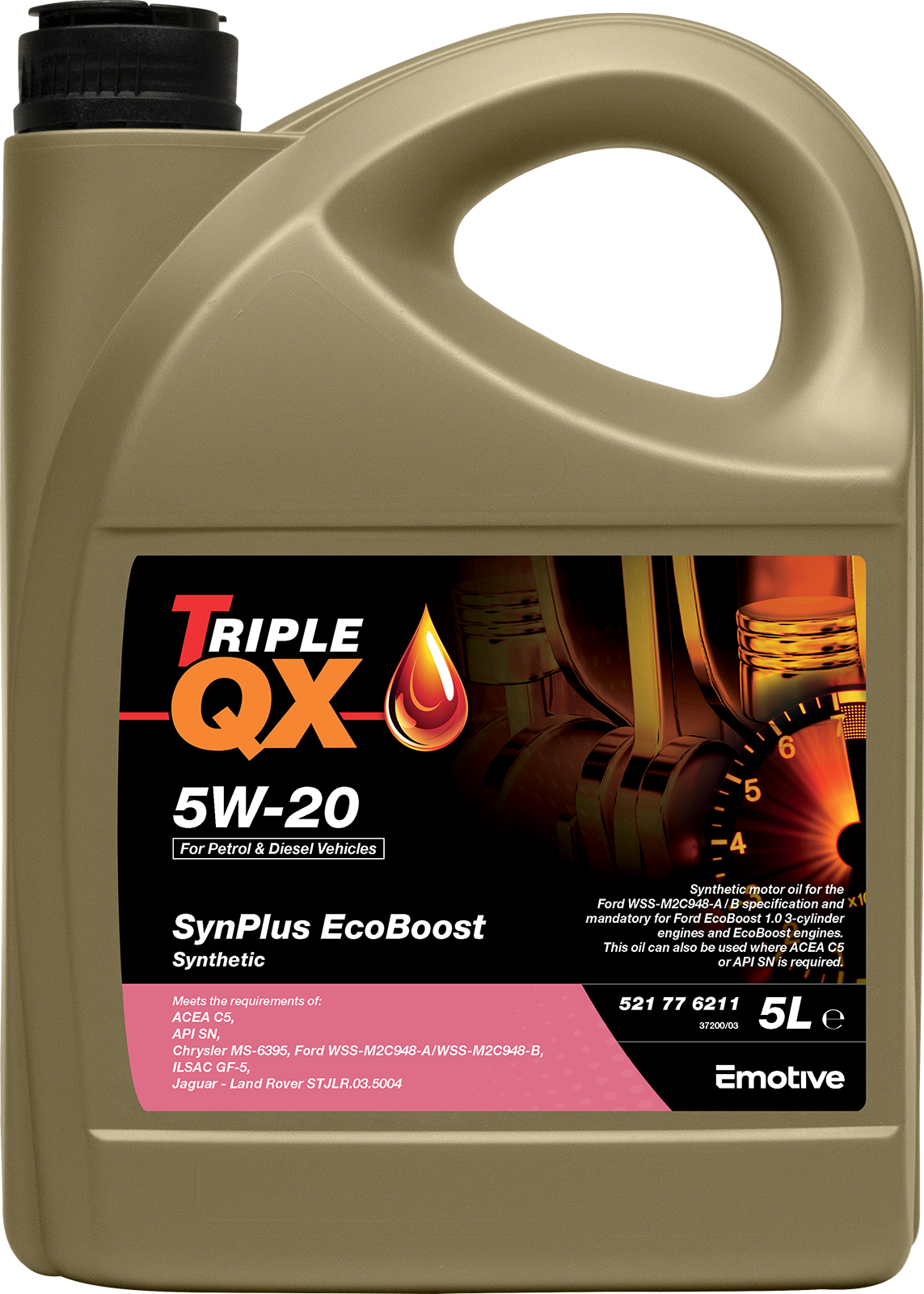 TRIPLE QX SYNPLUS ECOBOOST 5W-20 SYNTHETIC 3