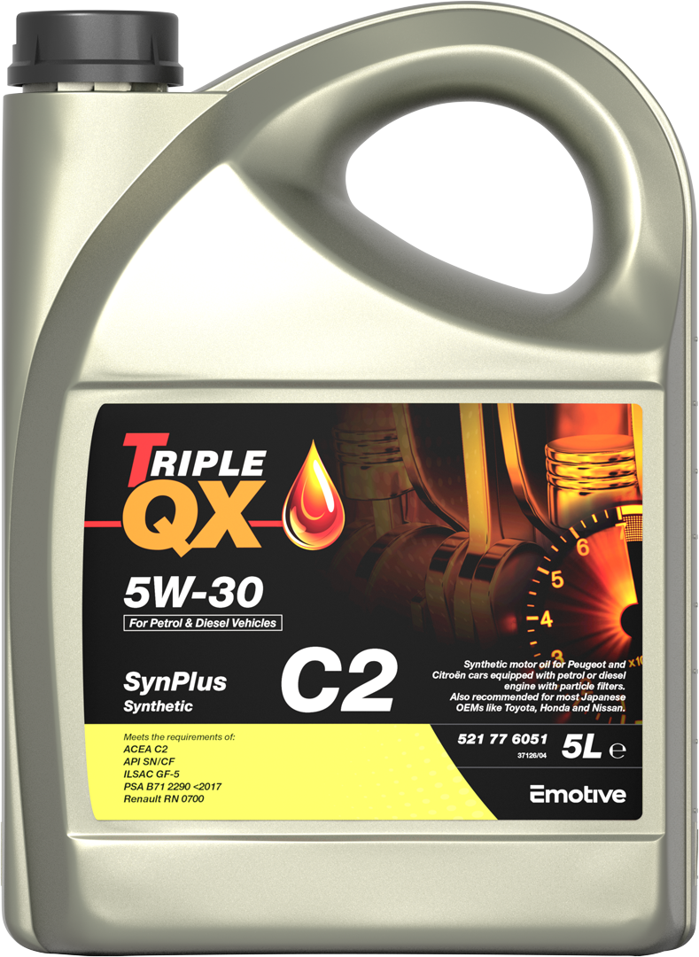 Triple QX Motor Oil 5W-30 SYNPLUS C2 2
