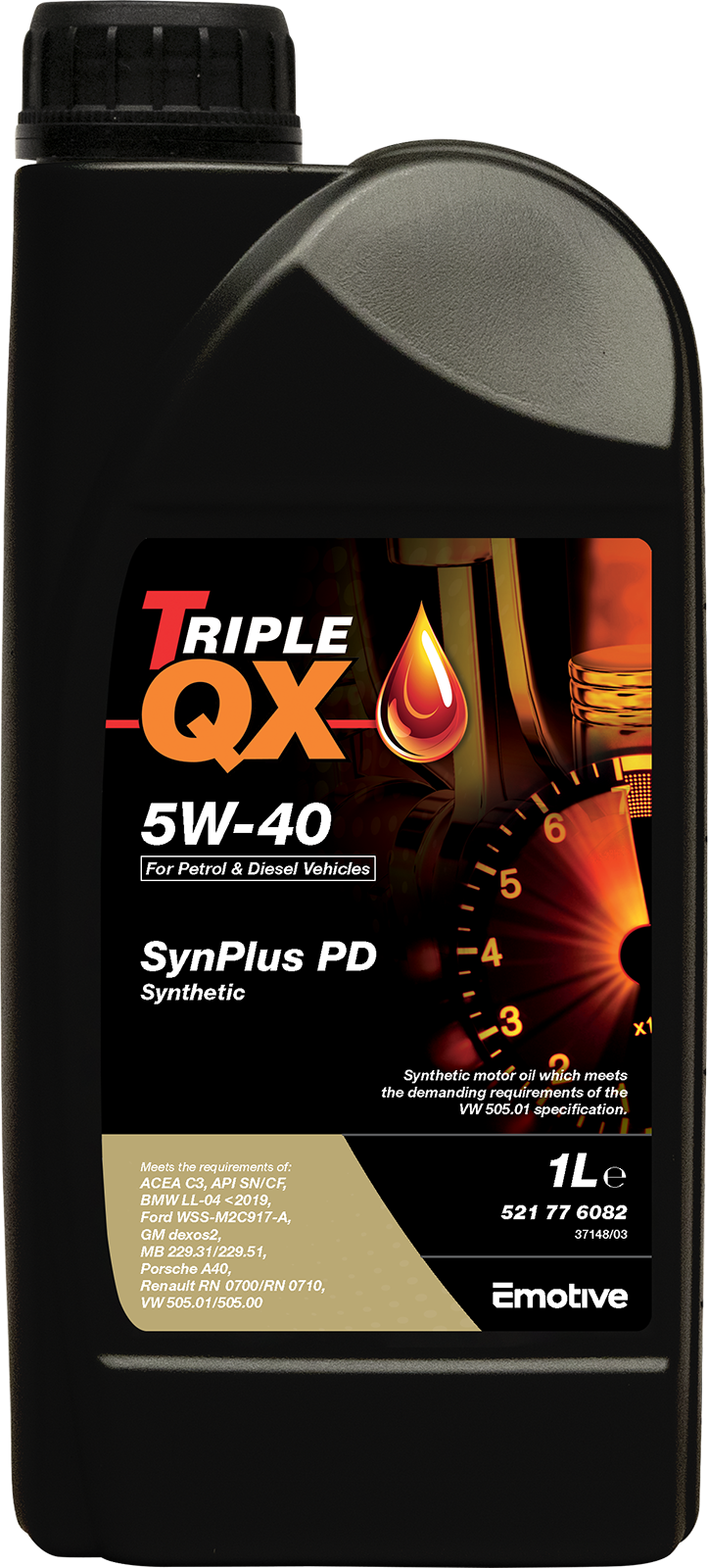 TRIPLE QX SYNPLUS PD 5W40 SYNTHETIC 2