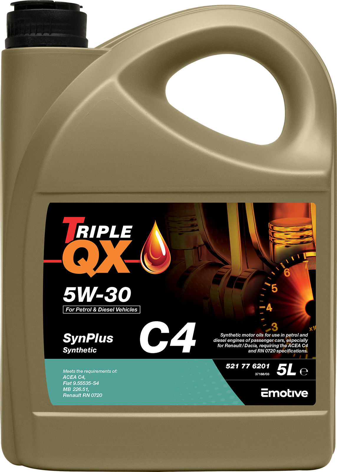 TRIPLE QX SYNPLUS C4 5W30 SYNTHETIC 3