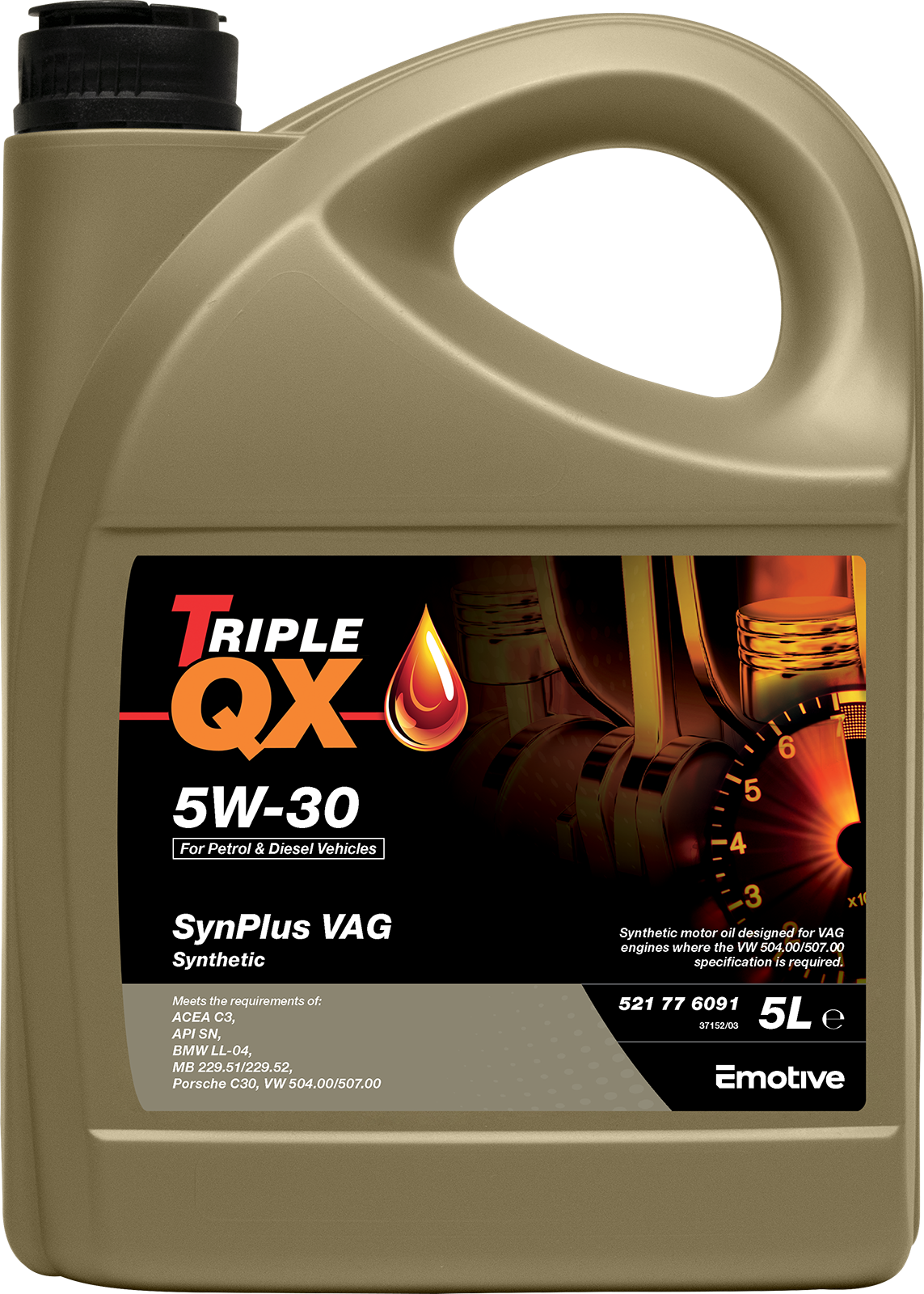 TRIPLE QX SYNPLUS VAG 5W30 SYNTHETIC 3